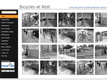 Tablet Screenshot of bicycleparkingonline.org